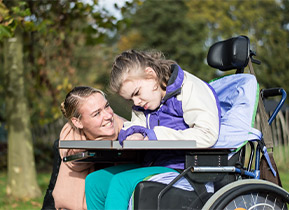 Professional NDIS disability support worker assisting participant in Melbourne